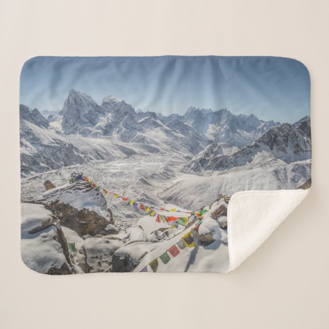 Mountains | Rocky Mountains, Colorado Sherpa Blanket (Front (Horizontal))