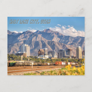 Mountains Salt Lake City Mountain Travel Souvenir Postcard