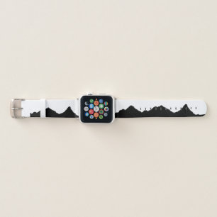 mountains silhouette Apple watch band