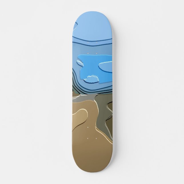 MOUNTAINS SKATEBOARD DECK (Front)