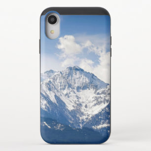 Mountains Sky Snow Clouds   iPhone XR Slider Case