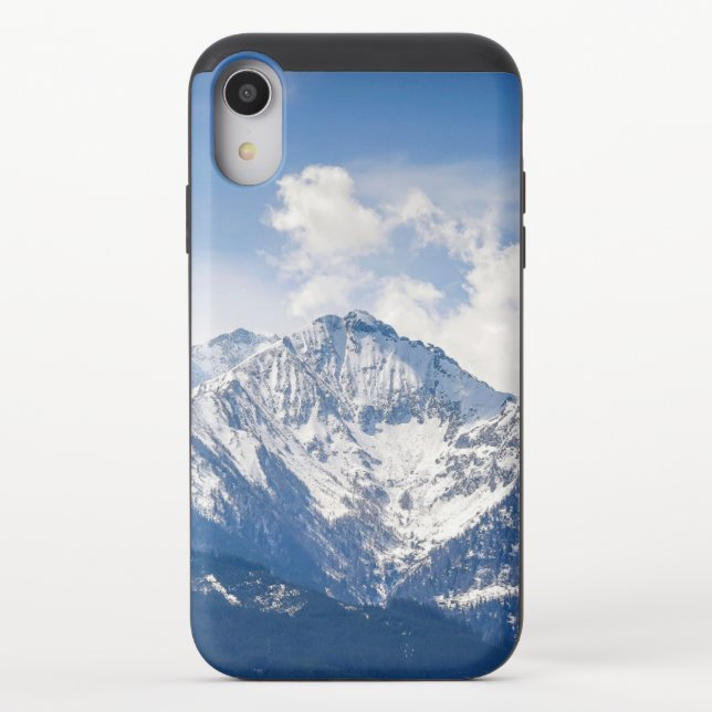 Mountains Sky Snow Clouds   Uncommon iPhone Case (Back)
