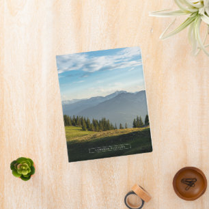 Mountains Spitzingsee Lake, Swiss Alps Mini Binder