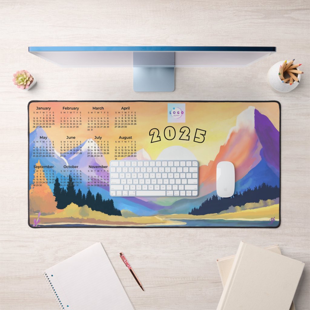Mountains sunset - 2025 company calendar