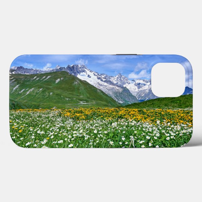 Mountains | Swiss Alps Valley Spring Case-Mate iPhone Case (Back (Horizontal))