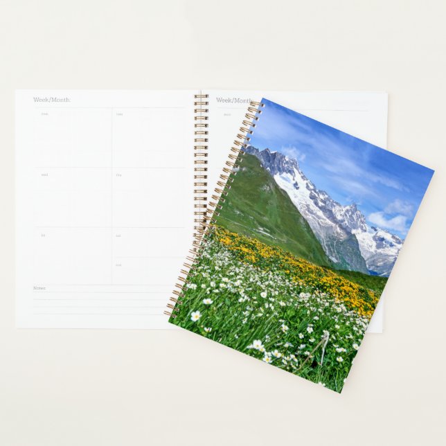 Mountains | Swiss Alps Valley Spring Planner (Display)
