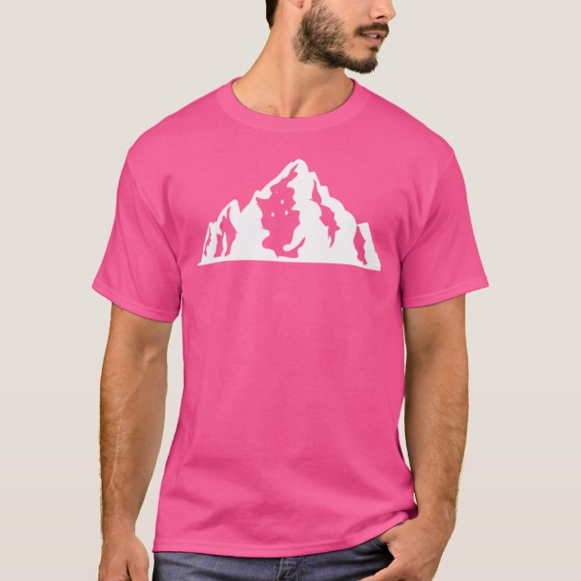 Mountains Tee 	 Hiking Shirt Mountain Shirt Mounta (Front)