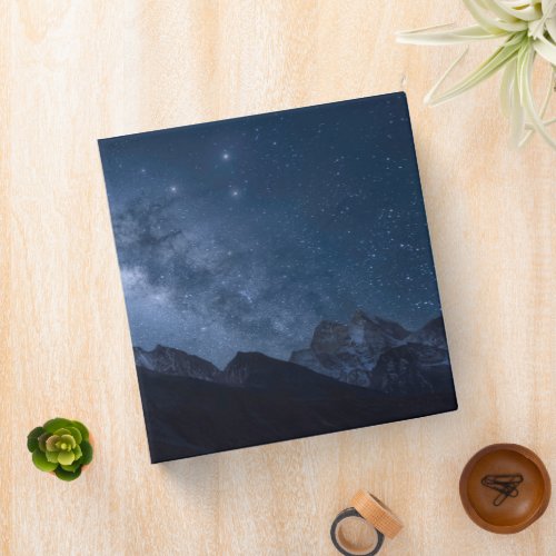 Mountains  Thamserku Mountain Nepal 3 Ring Binder