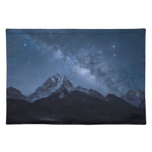 Mountains  Thamserku Mountain Nepal Cloth Placemat