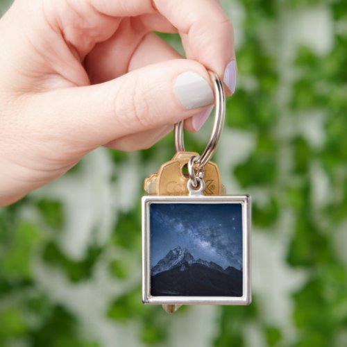 Mountains  Thamserku Mountain Nepal Keychain