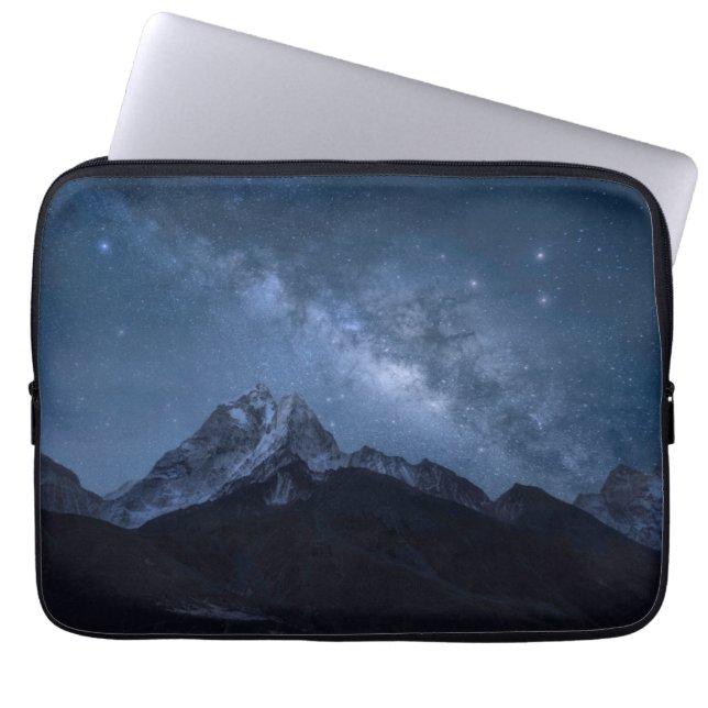 Mountains | Thamserku Mountain, Nepal Laptop Sleeve (Front)
