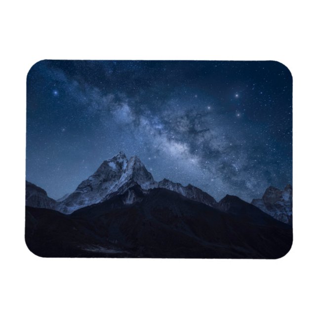 Mountains | Thamserku Mountain, Nepal Magnet (Horizontal)