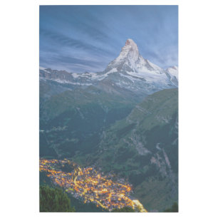 Mountains The Matterhorn, Zermatt, Swiss Alps Gallery Wrap