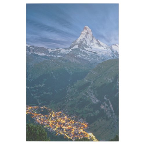 Mountains  The Matterhorn Zermatt Swiss Alps Gallery Wrap