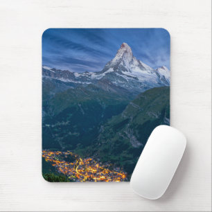 Mountains   The Matterhorn, Zermatt, Swiss Alps Mouse Pad