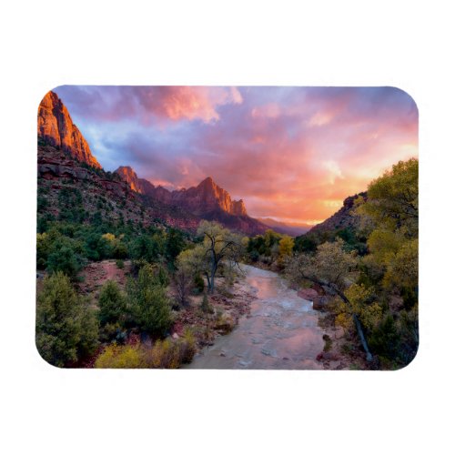 Mountains  The Watchman Zion Nathional Park Utah Magnet