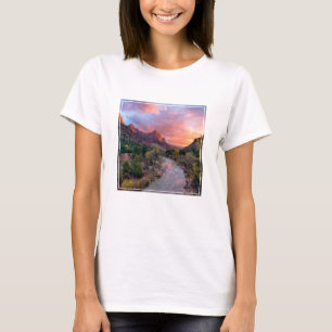 Mountains The Watchman Zion Nathional Park Utah T-Shirt