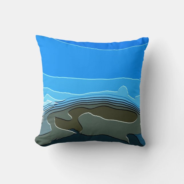 MOUNTAINS THROW PILLOW (Front)