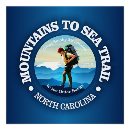 Mountains to Sea Trail C Poster