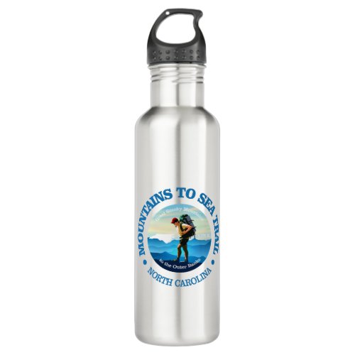Mountains to Sea Trail C Stainless Steel Water Bottle