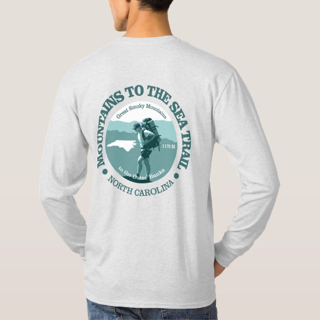 Mountains to the Sea Trail (T) T-Shirt (Back)