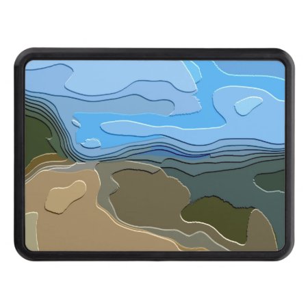 Mountains Trailer Hitch Cover