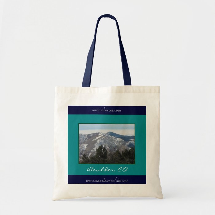 Mountains & Trees, Boulder, CO Tote Bag