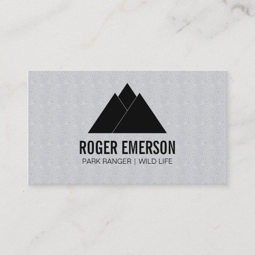 Mountains  Trees Business Card
