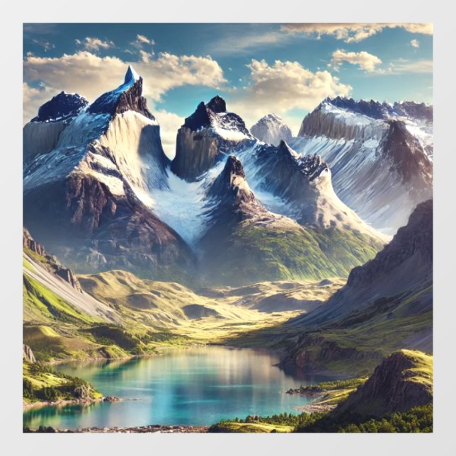 Mountains Window Clings (Sheet)