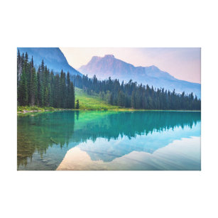 Mountains   Yoho National Park, British Columbia Canvas Print