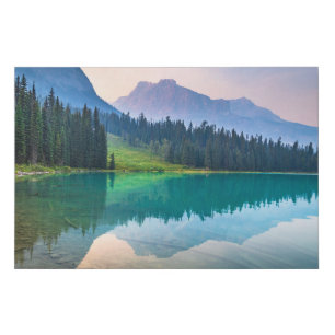 Mountains Yoho National Park, British Columbia Faux Canvas Print