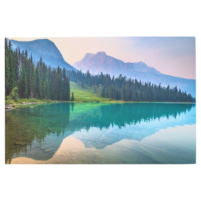 Mountains | Yoho National Park, British Columbia Metal Print (Front)