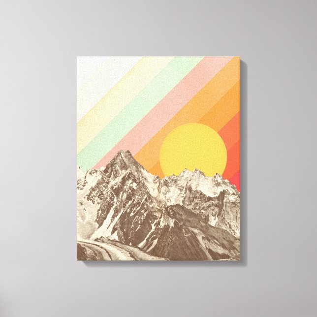 Mountainscape 1 | Florent Bodart Canvas Print (Front)