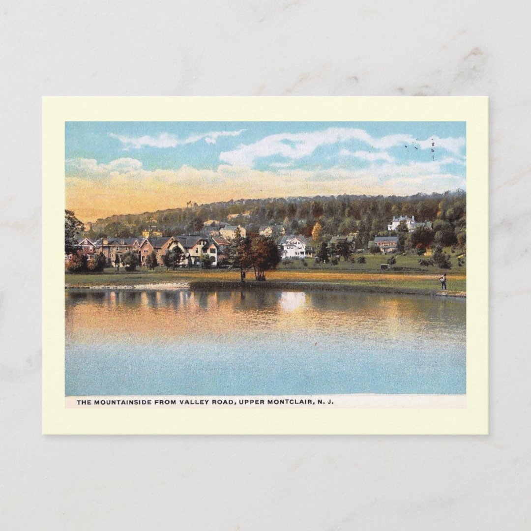 Mountainside from Valley Rd, Montclair, NJ Vintage Postcard Zazzle