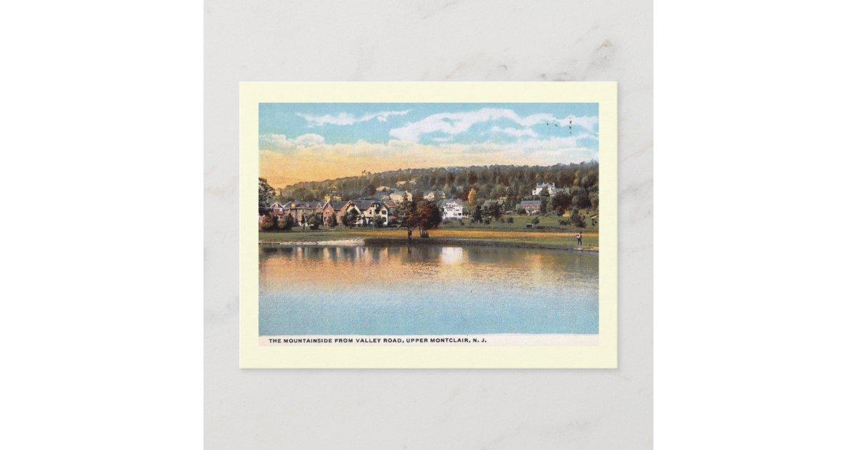 Mountainside from Valley Rd, Montclair, NJ Vintage Postcard Zazzle