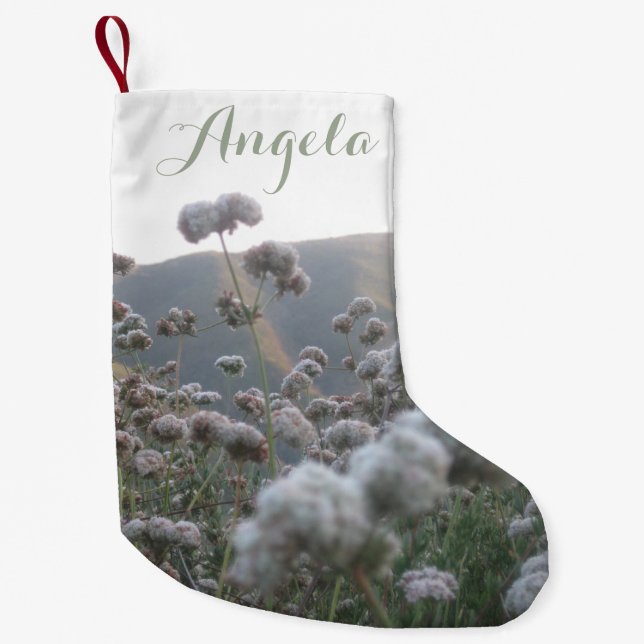Mountainside Wildflower Small Christmas Stocking (Front)