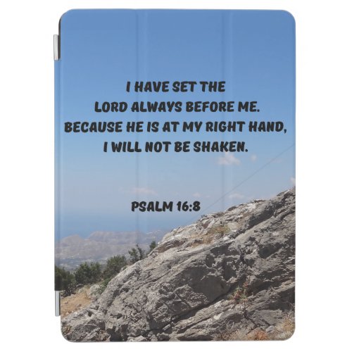 Mountaintop View Unshakeable Faith Bible Verse iPad Air Cover