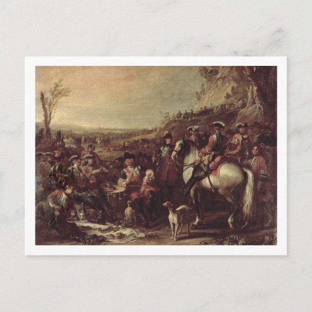 Mounted Dragoons of the King's Household, 1737 (oi Postcard (Front)