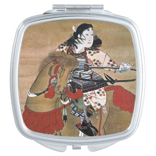 Mounted Samurai Makeup Mirror