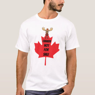 Mountie Moose Canada Not For Sale T-Shirt