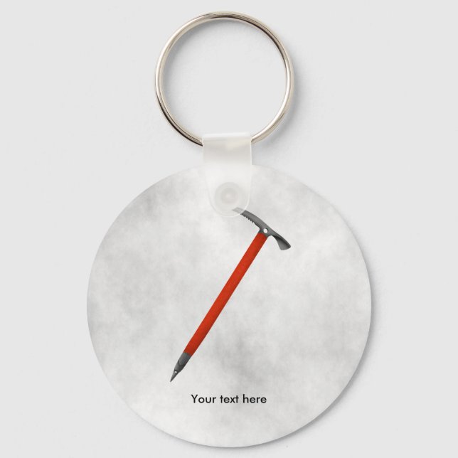Mountineering Vintage Ice Axe Keychain (Front)