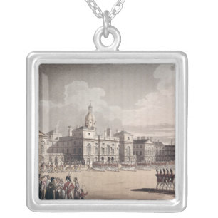 Mounting Guard at St. James's Park Silver Plated Necklace