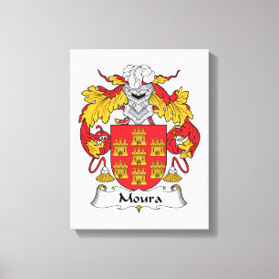 Moura Family Crest Canvas Print