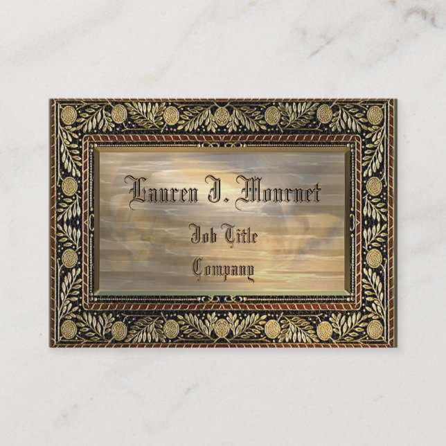 Mournet  Customizable Business Card (Front)