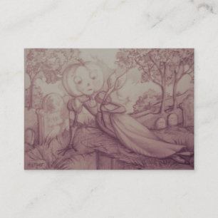 Mournful Clara Business Card