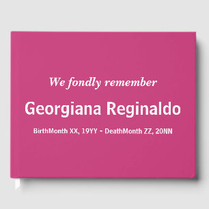 Mournful, Conservative Memorial Guestbook