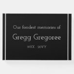[ Thumbnail: Mournful, Personalized Memorial Guestbook ]