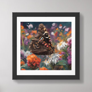 Mourning Cloak Butterfly Framed Photo Art