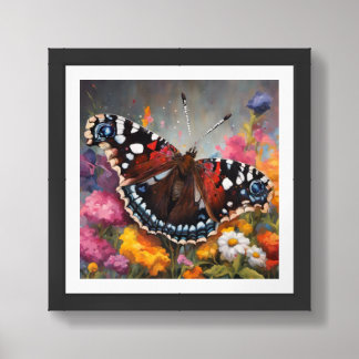 Mourning Cloak Butterfly Framed Photo Art