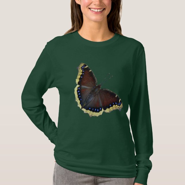 Mourning Cloak Butterfly - Nymphalis antiopa T-Shirt (Front)